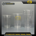 Ly nhựa PET các size