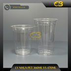 Ly nhựa PET các size