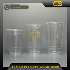 Ly nhựa PET các size