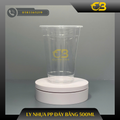 Ly nhựa PP đáy bằng 500ml