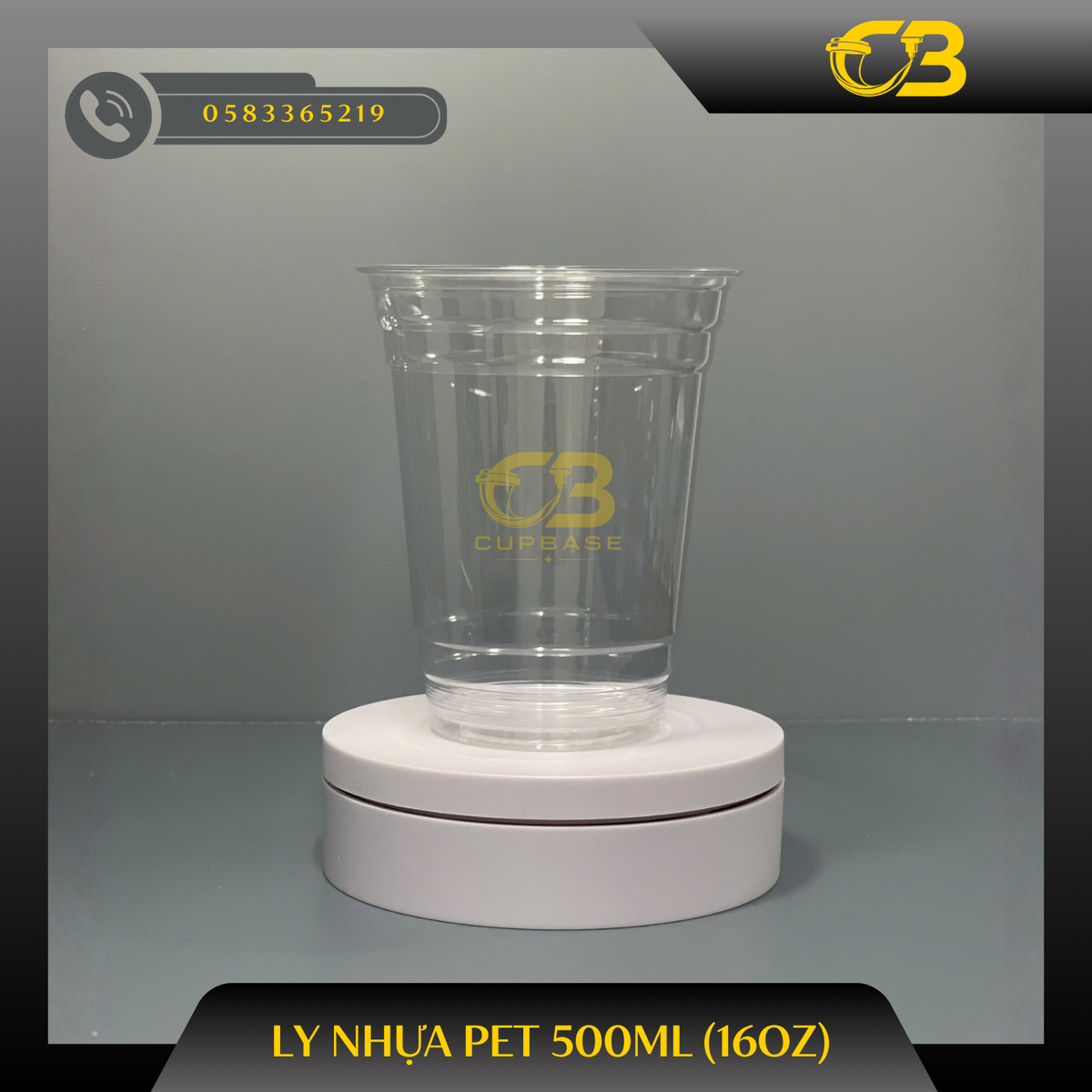 Ly nhựa PET 500ml (16oz)