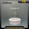 Ly nhựa PP đáy bầu 500ml
