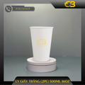 Ly giấy trắng (2PE) 500ml
