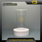 Ly PP đáy bằng 650ml