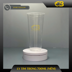 Ly tim trong 700ml (mềm)