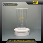 Ly nhựa PP đáy bằng 700ml