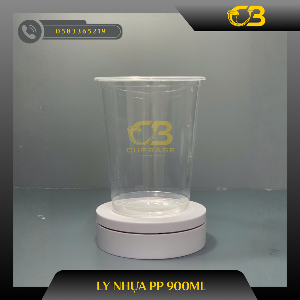 Ly nhựa PP 900ml