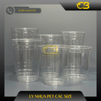 Ly nhựa PET các size